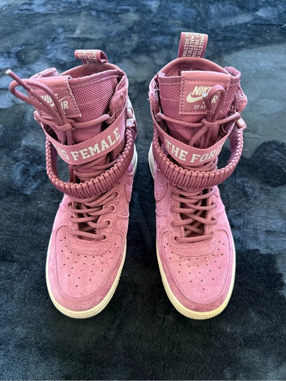 Nike Women's SF Air Force 1 Pink 'Force Is Female' High Top Size 6
